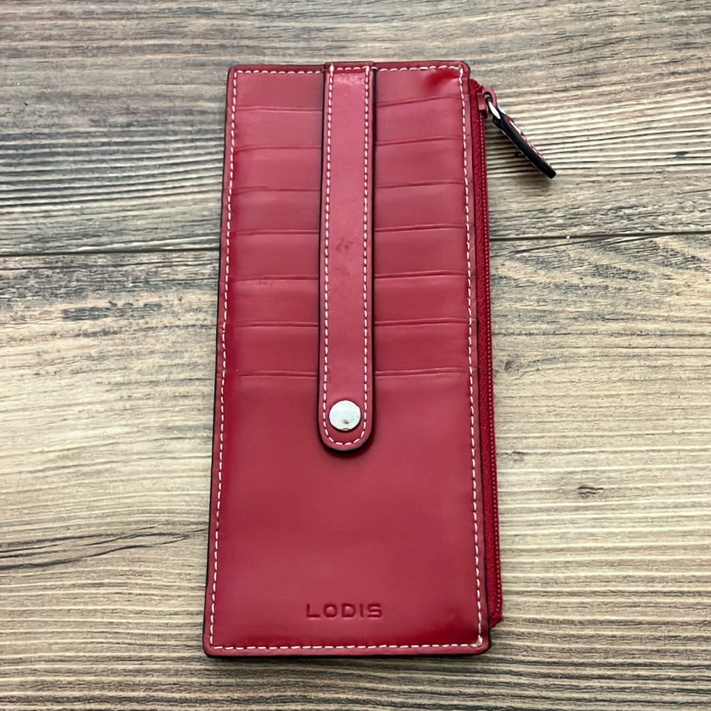 Lodis Red Card Holder